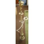 A BRASS EASTERN STYLE WATER PIPE