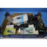 A QUANTITY OF MOBILE PHONES, chargers etc. A/F