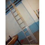 A TRIPLE ALUMINIUM LADDER