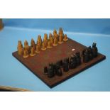 A RESIN CHESS SET