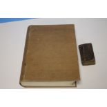 "WOOD 1937 / 1938" TOGETHER WITH AN ANTIQUARIAN BOOK OF COMMON PRAYER 1773