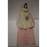 A ROYAL WORCESTER FIGURINE "ANNIVERSARY 1998"
