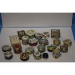 A COLLECTION OF MAINLY HALCYON DAYS TRINKET BOXES