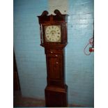 AN ANTIQUE GRANDFATHER CLOCK WITH A WALSALL CONNECTION