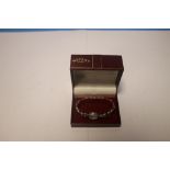 ROTARY- A LADIES BOXED HALLMARKED STERLING SILVER WATCH