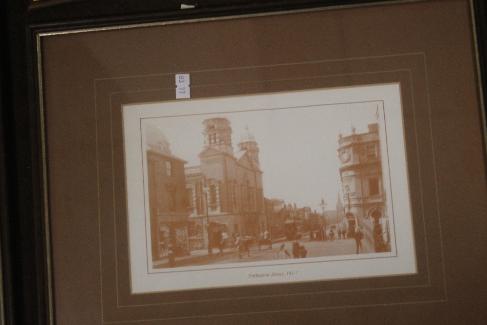 A FRAMED AND GLAZED WATERCOLOUR TITLED "CHURCH STREET OLD ORMSKIRK", SIGNED W TOMLINSON, TOGETHER - Image 3 of 4