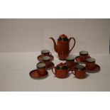 AN ORIENTAL COFFEE SET