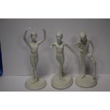 THREE 'THE ROYAL BALLET' FIGURES AND FIGURINES