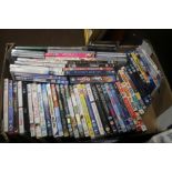 A TRAY OF ASSORTED DVDS (TRAY NOT INCLUDED)