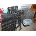 A SELECTION OF PET CAGES