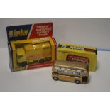 BOXED RARE BUDGIE 236 AEC ROUTEMASTER BUS GOLDEN JUBILEE OF LONDON TRANSPORT AND BOXED DINKY 383