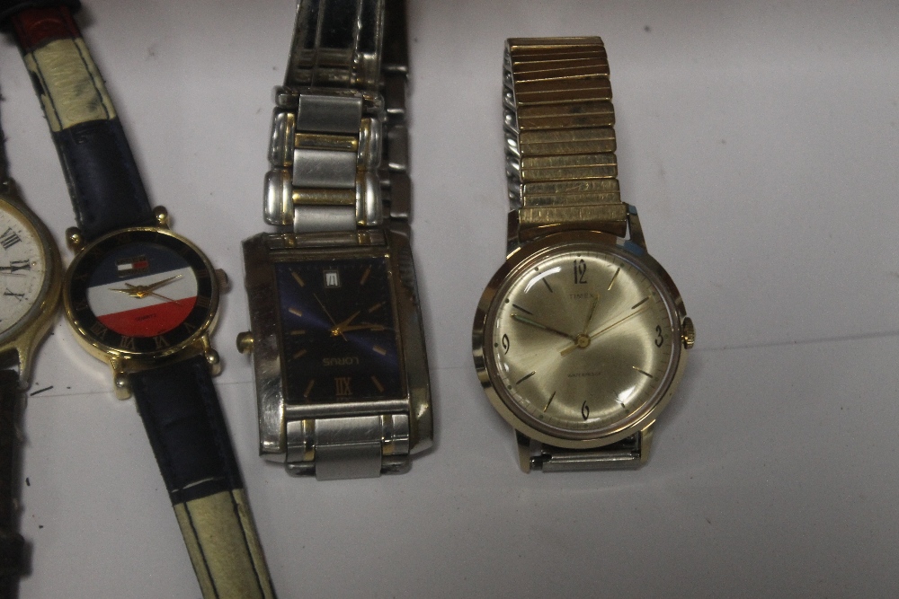 A BOX OF ASSORTED WRIST WATCHES - Image 3 of 3