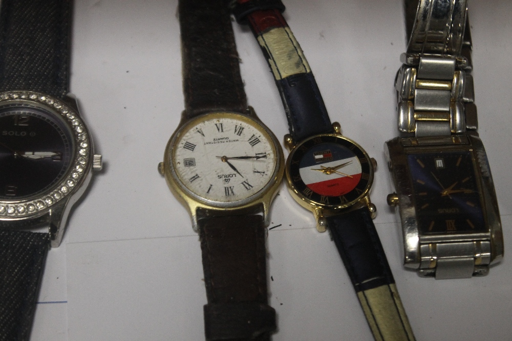 A BOX OF ASSORTED WRIST WATCHES - Image 2 of 3