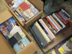 THREE BOXES OF ASSORTED BOOKS AND MAGAZINES