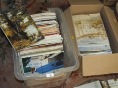 TWO BOXES OF AUCTION CATALOGUES