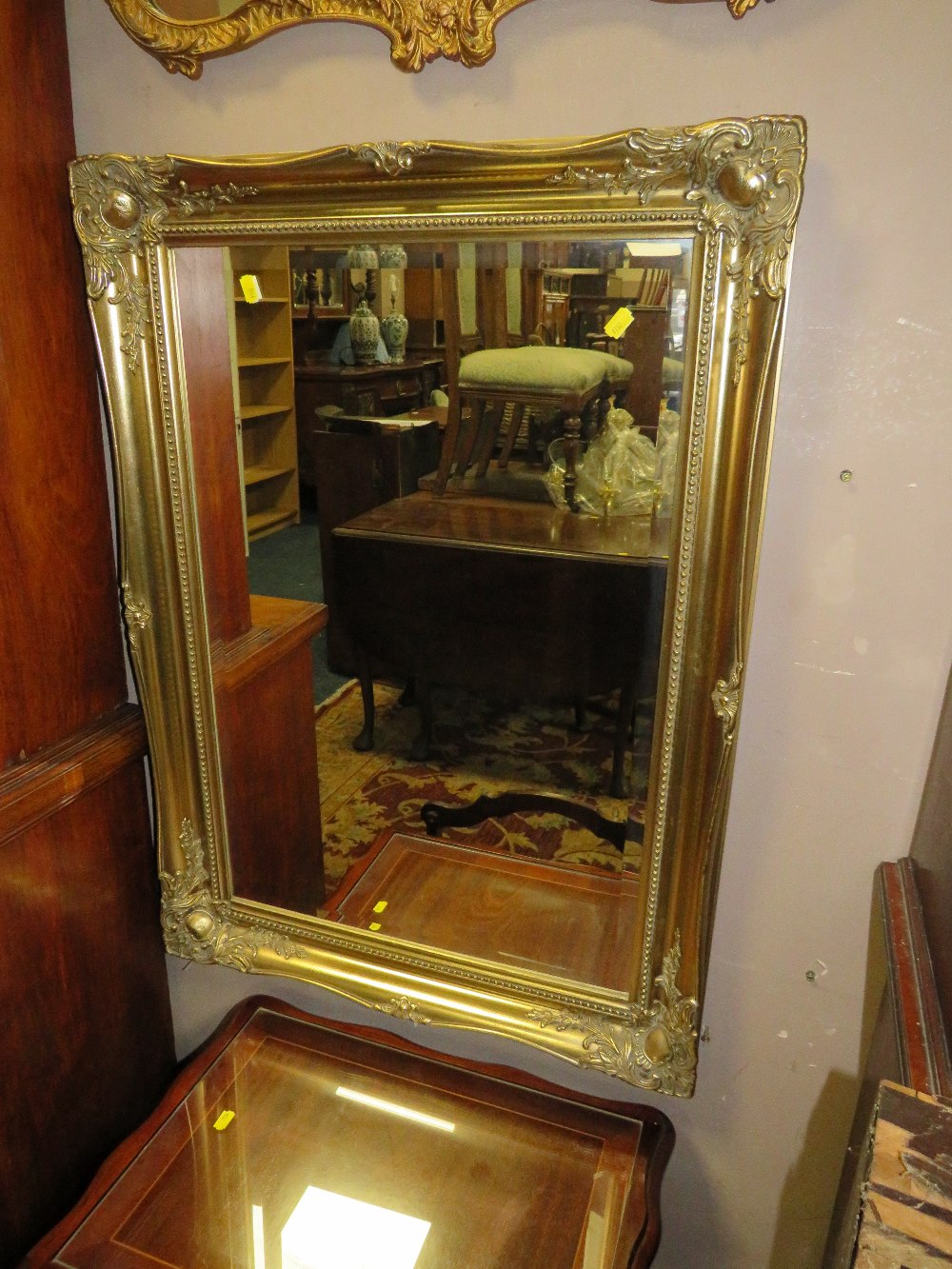 TWO 20TH C GILT WALL MIRRORS - Image 3 of 3