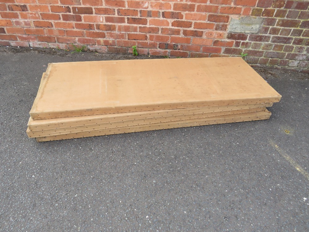 FOUR VINTAGE OAK FRAMED FOLD DOWN MILITARY BEDS,CANVAS TOPPED A/F - Image 7 of 10