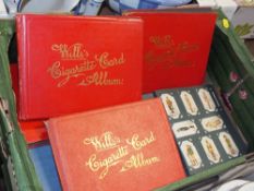 A QUANTITY OF WILLS'S CIGARETTE CARD ALBUMS