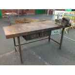 METAL WORKBENCH L-186 CM W-76 CM