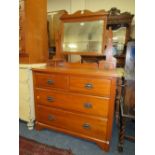 AN EDWARDIAN DRESSING TABLE W-99 CM