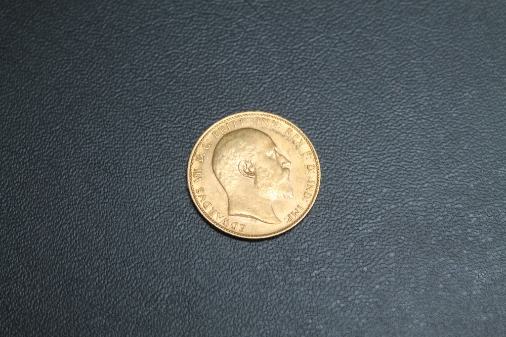 A EDWARD VII 1907 SOVEREIGN