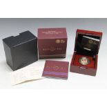 A ROYAL MINT QUEEN ELIZABETH II 2015 SOVEREIGN, complete with box and papers