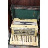 A VINTAGE 'RIOS' ACCORDION WITH CASE