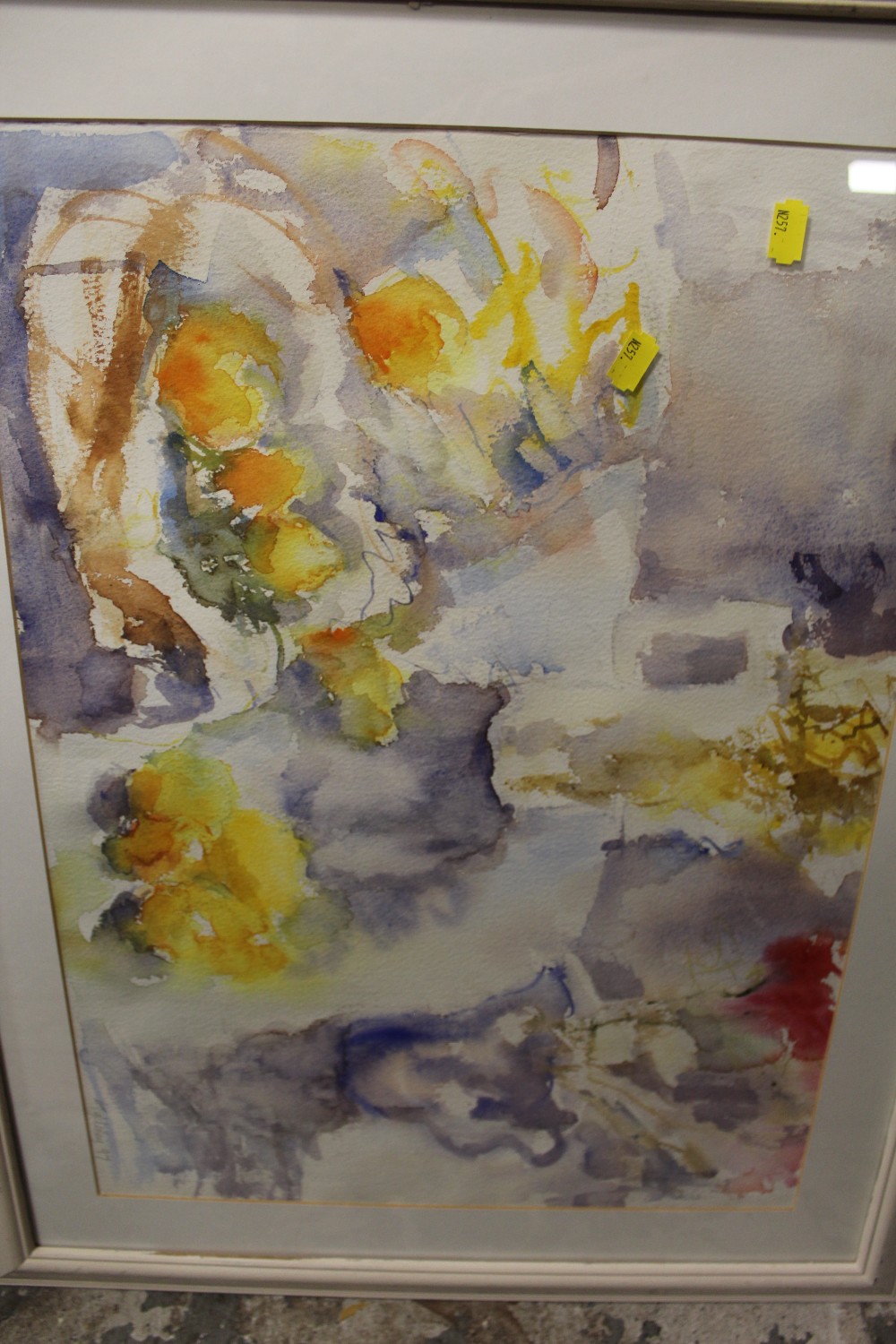 FOUR FRAMED WATERCOLOURS TO INCLUDE STILL LIFE STUDIES SIGNED TYLDESLEY - Image 2 of 5