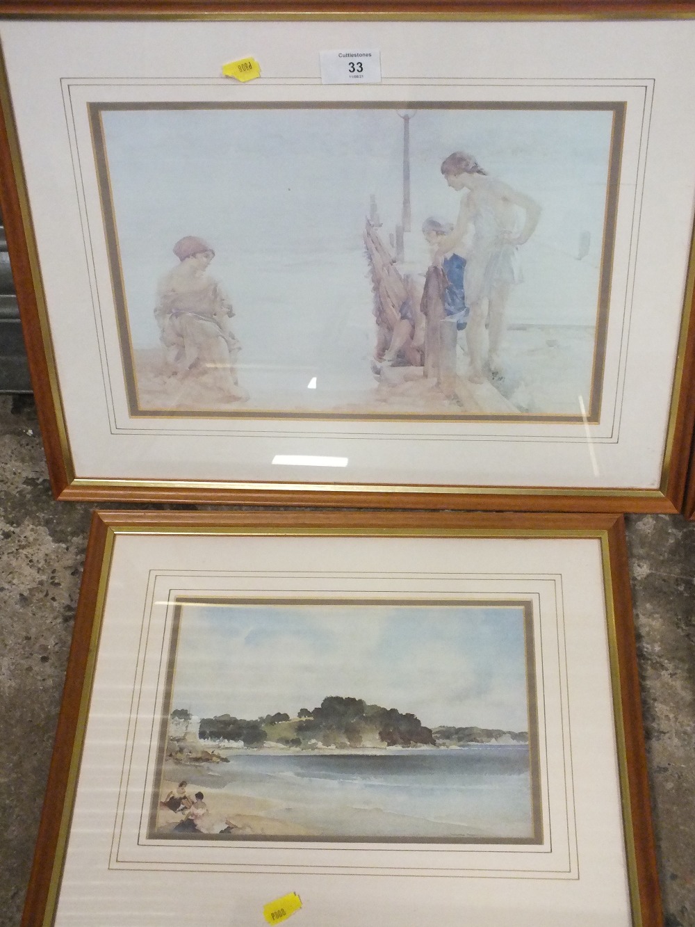 FIVE FRAMED AND GLAZED WILLIAM RUSSELL FLINT PRINTS - Image 3 of 4