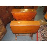TWO SMALL ANTIQUE SUTHERLAND TABLES A/F