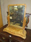 A VICTORIAN SWING TOILET MIRROR W-64 CM