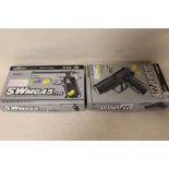 TWO BOXED BB GUNS, A SIG SAUER P228 AND A SWM645 TYPE