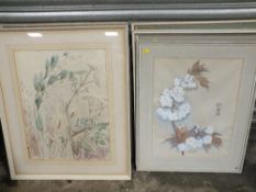 SIX FRAMED AND GLAZED WATERCOLOUR STILL LIFE STUDIES OF FLOWERS, SOME SIGNED DORA SMITH