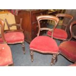 A MIXED SET OF SEVEN ASSORTED VICTORIAN CHAIRS A/F