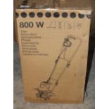 A BOXED 800W ELECTRIC TILLER - CONTENTS NOT CHECKED