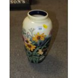 A LARGE TUBE LINED OLD TUPTON WARE VASE, H 28 CM