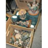 A LARGE QUANTITY OF BOXED AND UNBOXED IRISH 'DECLANS FINNIANS' FIGURES, CONTAINED IN THREE BOXES