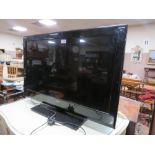 A BUSH 31" FLATSCREEN TV - NO REMOTE