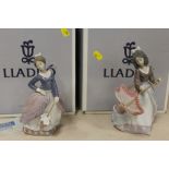 TWO BOXED LLADRO FIGURES, JOLIE AND EVITA