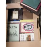 THREE BOXES OF VINTAGE BOOKS TO INCLUDE ENCYCLOPEDIA SETS