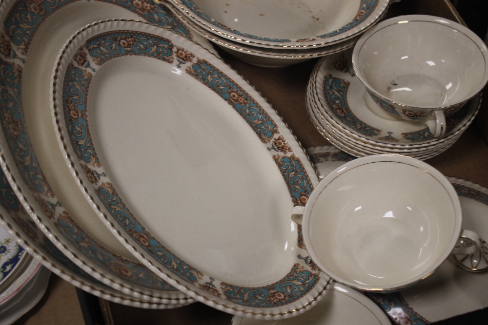 A TRAY OF MAINLY JOHNSON BROTHERS TEA & DINNERWARE (TRAY NOT INCLUDED) - Image 2 of 2