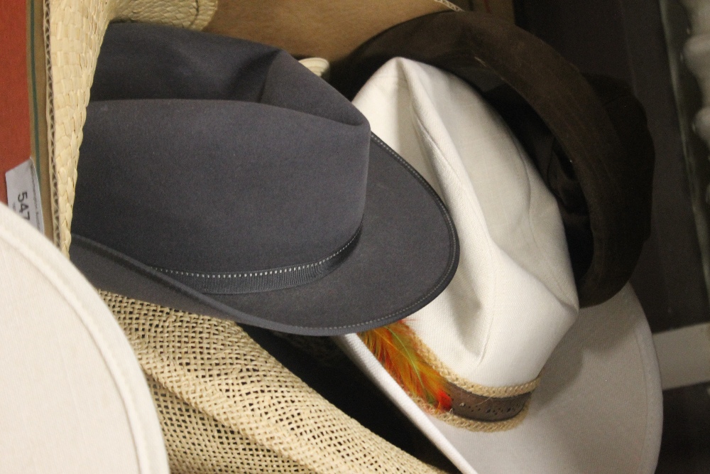 A COLLECTION OF HATS to include an Attaboy trilby, ladies' deerstalkers by Olney, Stormafit, Glen - Image 2 of 2