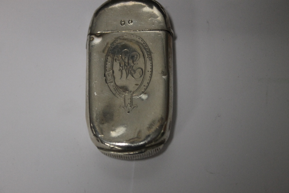 A HALLMARKED SILVER CIGARETTE CASE, HALLMARKED SILVER VESTA, A HALLMARKED SILVER MINIATURE TROPHY - Image 2 of 3