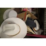 A COLLECTION OF HATS to include an Attaboy trilby, ladies' deerstalkers by Olney, Stormafit, Glen