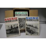 A BOX OF RAILWAY MODELLER MAGAZINES 1970S