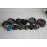 A COLLECTION OF FLY REELS to include "Intrepid," a vintage scout 8-80 etc (6) together with a