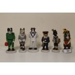 A COLLECTION OF ROBERT HARROP DOGGY PEOPLE FIGURES COMPRISING OF CC62B COCKER GARDENER FEMALE