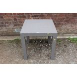 MOULDED PLASTIC GARDEN TABLE