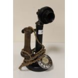 A VINTAGE STICK TELEPHONE