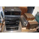 KENWOOD STACKING HI-FI SYSTEM, PHILLIPS TURNTABLE ETC